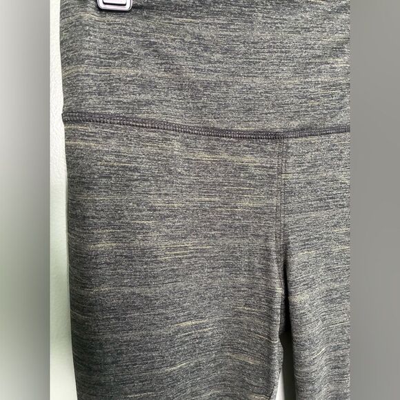 Free People Movement Revolve Cut Out High Waist Leggings Gray Green Marled Sz M - Picture 2 of 8